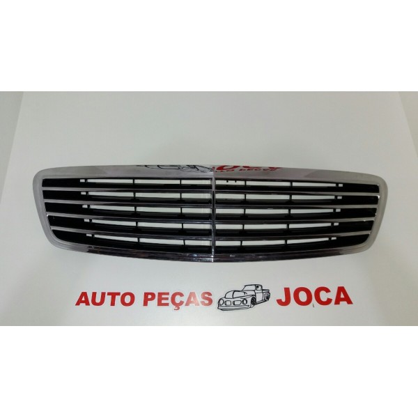 Grade Parachoque Dianteiro Mercedes S-class 2000/2004 Cromada Ambos Os Lados