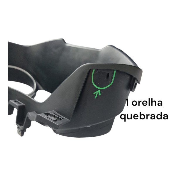 Moldura Painel Instrumentos Fiat Toro 2016 2017 Cx502 Preto