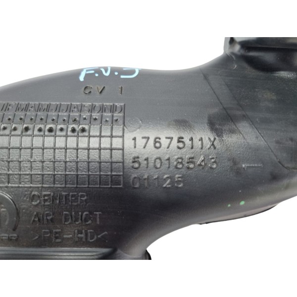 Duto De Ar Do Painel Central Fiat Toro Diesel 1767511x Cx509