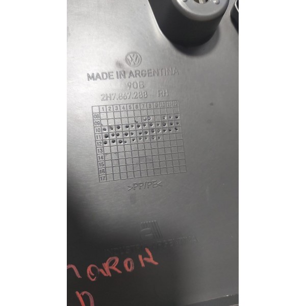 Acabamento Inferior Coluna Traseira Direita Amarok 12 Cx512