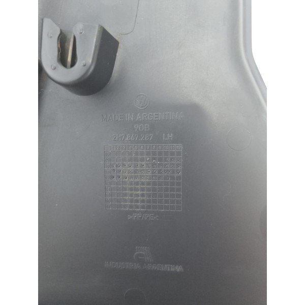 Acabamento Inferior Coluna Traseira Esquerda Amarok 11 Cx512 Preto