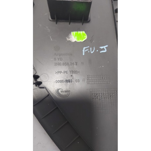 Acabamento Lateral Painel Esquerdo Amarok  2h0858247b Cx513