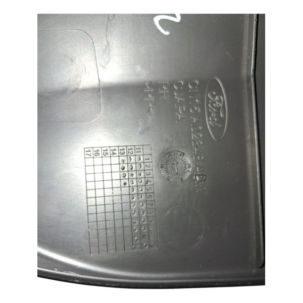 Moldura Soleira D. Direita Ford Ecosport 2013 A 2017 Cx647 Preto