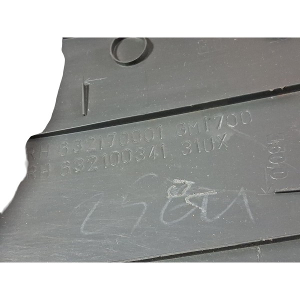 Acabamento Soleira Dianteira Direita Gm S10 2013 Cx652 Preto