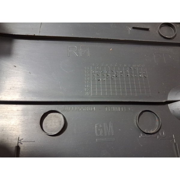 Acabamento Soleira Dianteira Direita Gm S10 2013 Cx652 Preto