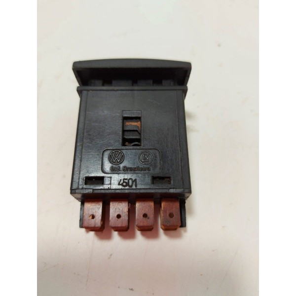 Botão Alerta Vw Gol/parati/g3 2003 (377953235) (cx38) Preto