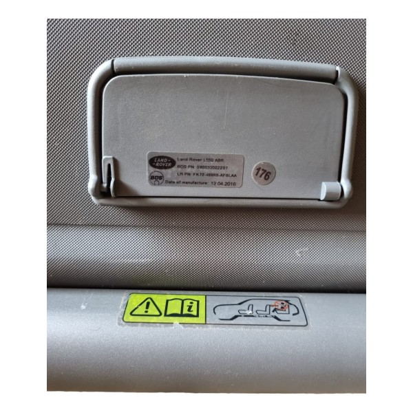 Tampao Bagagito Retratil Discovery Sport 2015  Preto