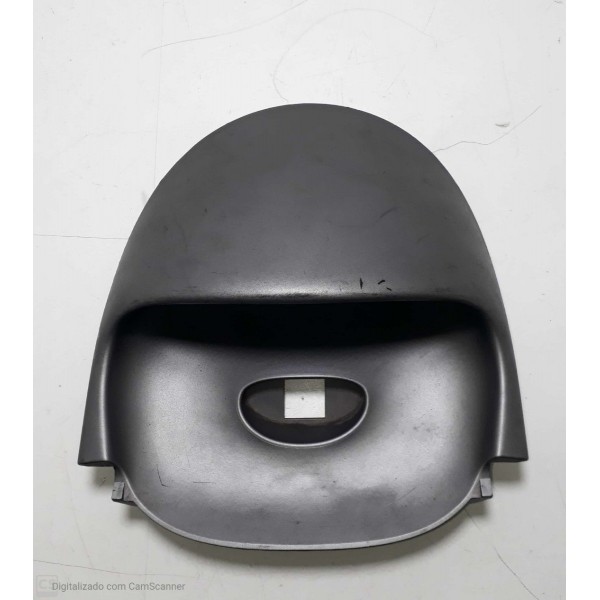 Moldura Central Superior Botão Alerta Painel 206 Cx148 Preto