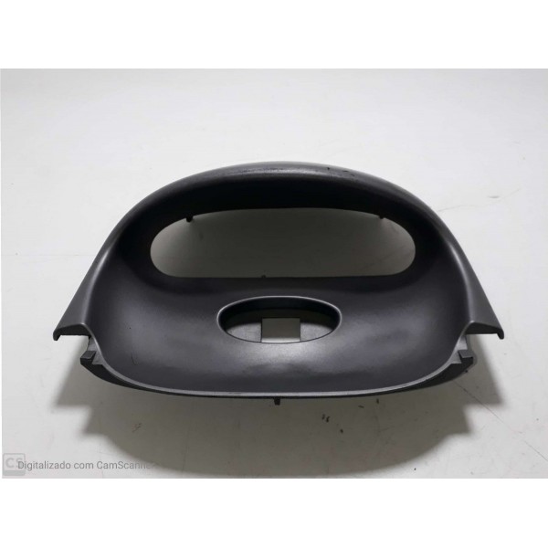 Moldura Central Superior Botão Alerta Painel 206 Cx148 Preto