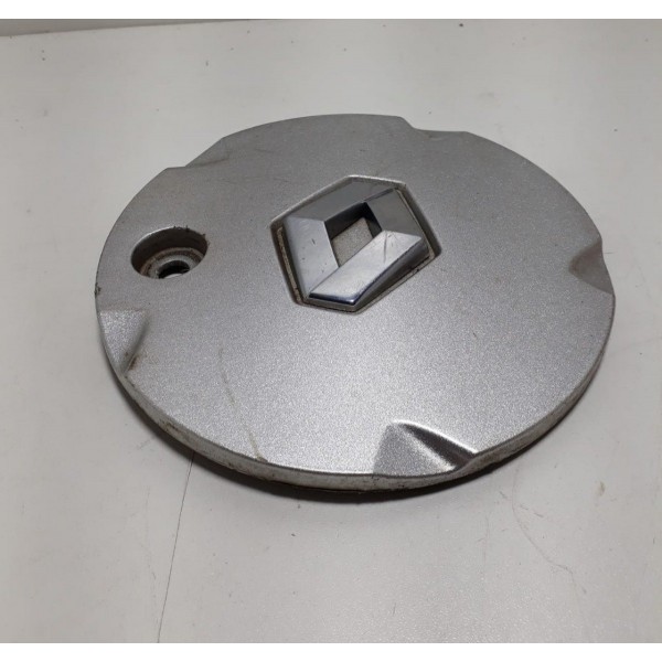 Calota Centro Roda Renault Clio Privilege 2003 A 2006 (cx35) Prateado