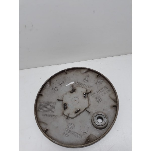 Calota Centro Roda Renault Clio Privilege 2003 A 2006 (cx35) Prateado