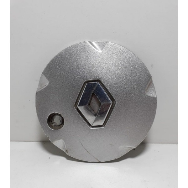 Calota Centro Roda Renault Clio Privilege 2003 A 2006 (cx35) Prateado