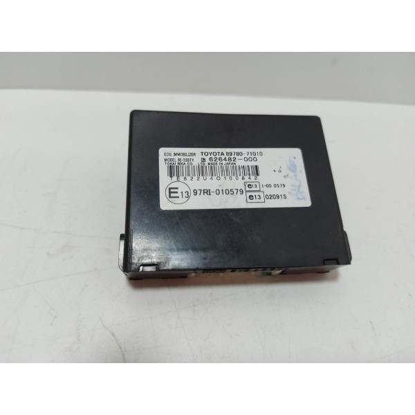 Módulo Imobilizador Toyota Sw4 3.0 2012 (89780-71010) Cx237