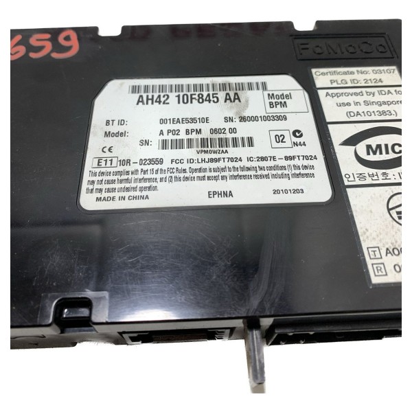 Modulo Central Bluetooth Range Rover Sport 2010/2012 Cx401