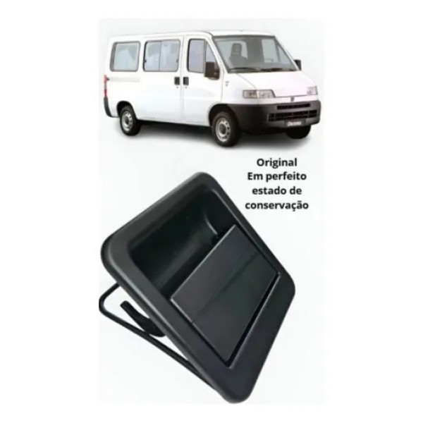 Maçaneta Externa Porta D. D. Ducato 99 Até 02 Cx759 Preto Dianteira