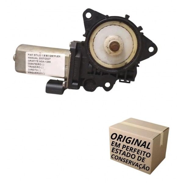 Motor Máquina Vidro Fiat Stilo 2003 A 2011 Dianteiro Direito