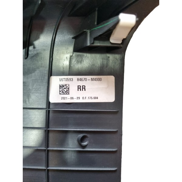 Acabamento Tampa Traseira Console Hyundai Creta 2021 Cx443