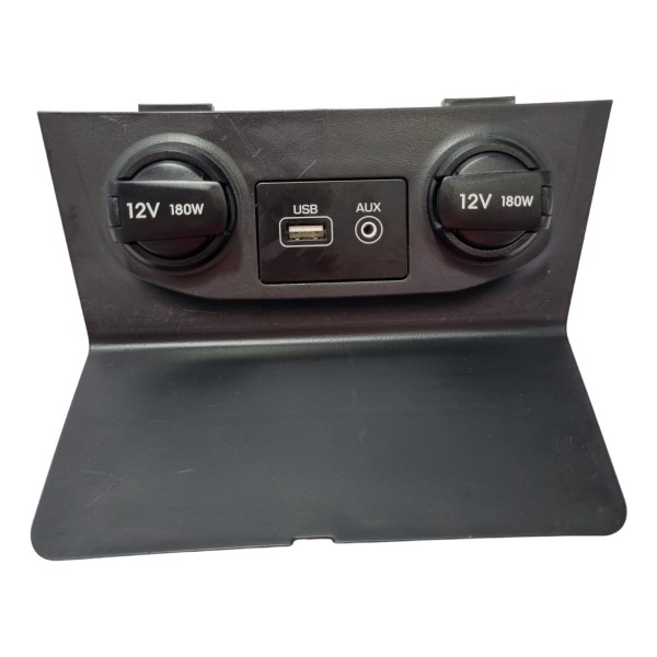 Entrada Usb E 12 V Aux. Creta 2021 Original Cx441 Preto