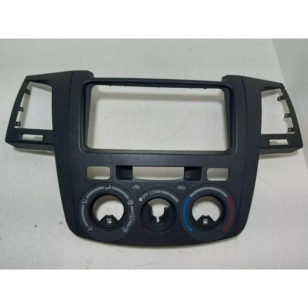 Moldura Painel Rádio Toyota Hilux 2011 Cx217 Preto