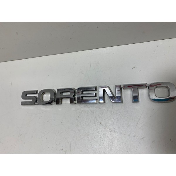 Letras Sorento Tampa Traseira Kia Sorento 2.4 2012 Cx05