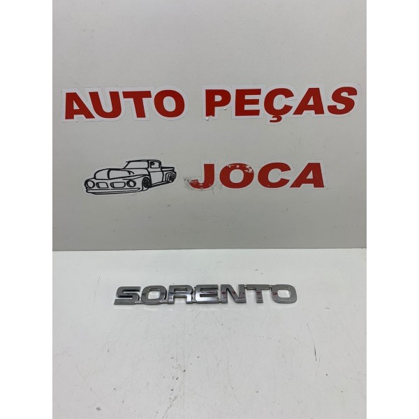 Letras Sorento Tampa Traseira Kia Sorento 2.4 2012 Cx05