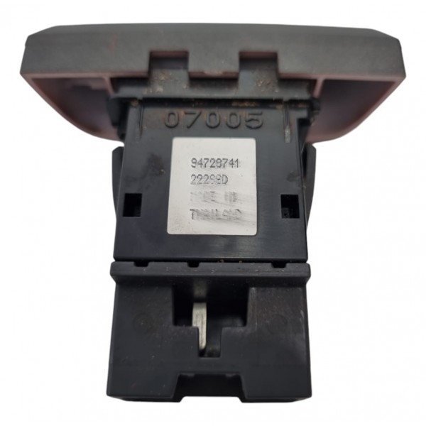 Botão Pisca Alerta S10 2013 Cx491 Preto