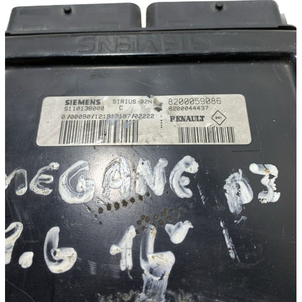 Modulo Injeção Renault Megane  1.6 16v 2003 Cx393