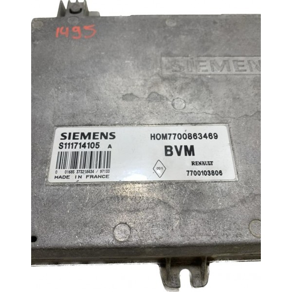 Modulo Injeção Renault 19 1.8 8v 7700103806 Cx393