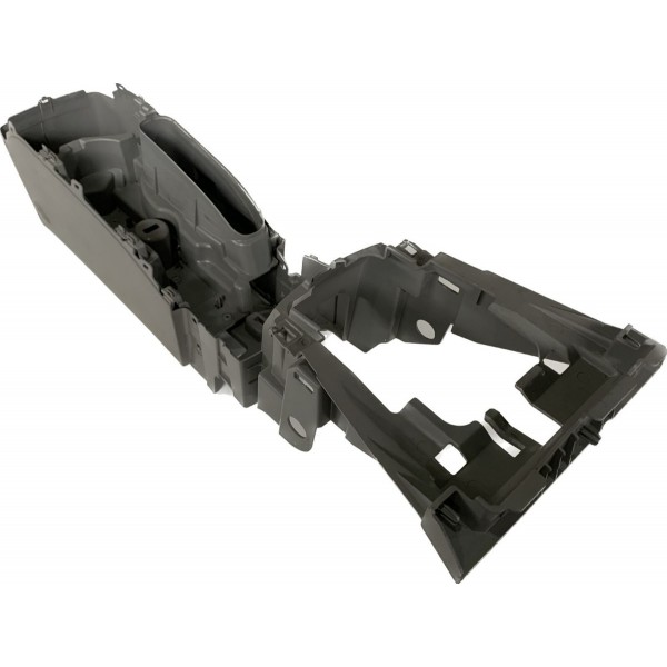 Console Central Ford Ecosport 2013/2017 Cinza Claro