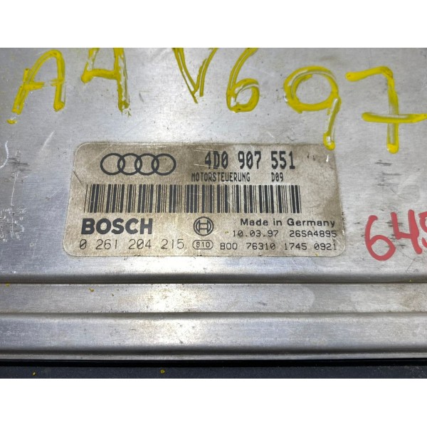 Modulo Injeção Audi A4 2.8 V6 97/00 4d0907551 Cx358