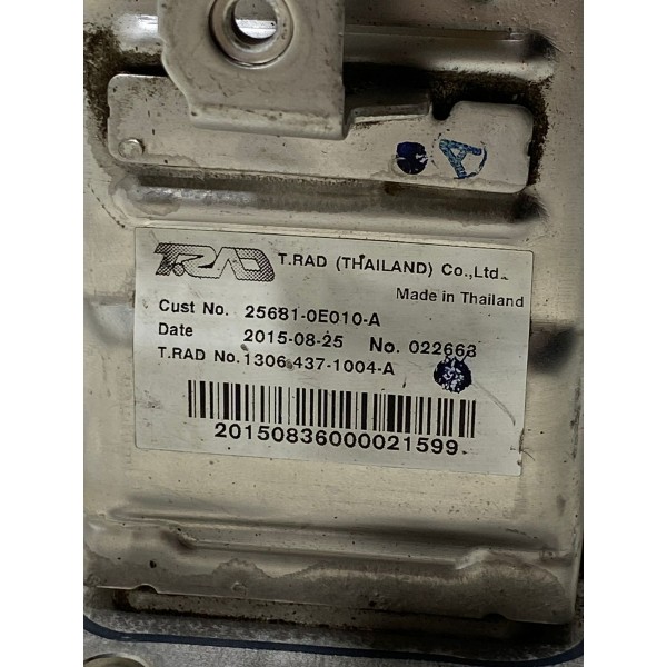 Resfriador Valvula Egr Toyota Hilux 2.8 Diesel 16/22 Cx345