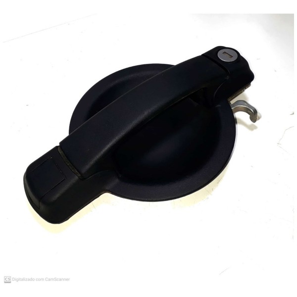 Maçaneta Puxador Externo D. Direito Fiat Doblô 2010 Cx62 Preto Dianteira