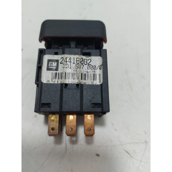 Botão Alerta Zafira 2012 Cx154 Preto