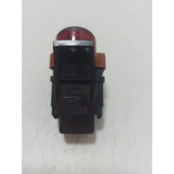 Botão Alerta New Civic 2009 Cx117 Vermelho