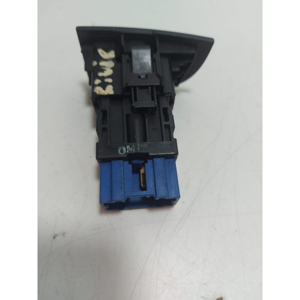 Botão Alerta Civic 2000 Cx117 Preto