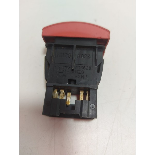 Botão Alerta Honda Fit 2005 Cx117 Vermelho