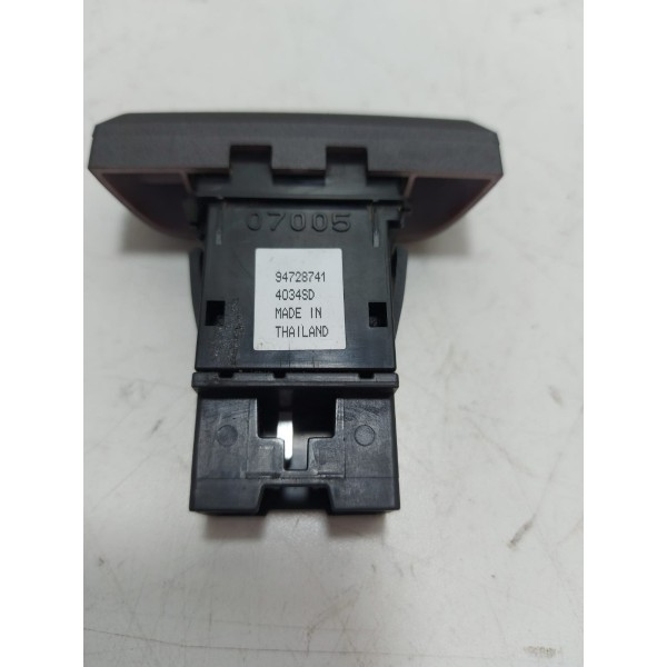 Botão Alerta S10 2015 Cx117 Preto