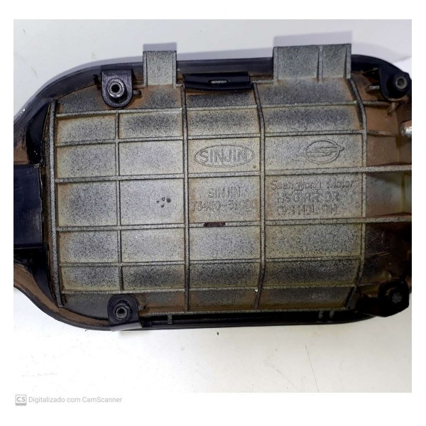 Maçaneta Externa Traseira Direita Ssangyong Action 08 Cx133 Preto