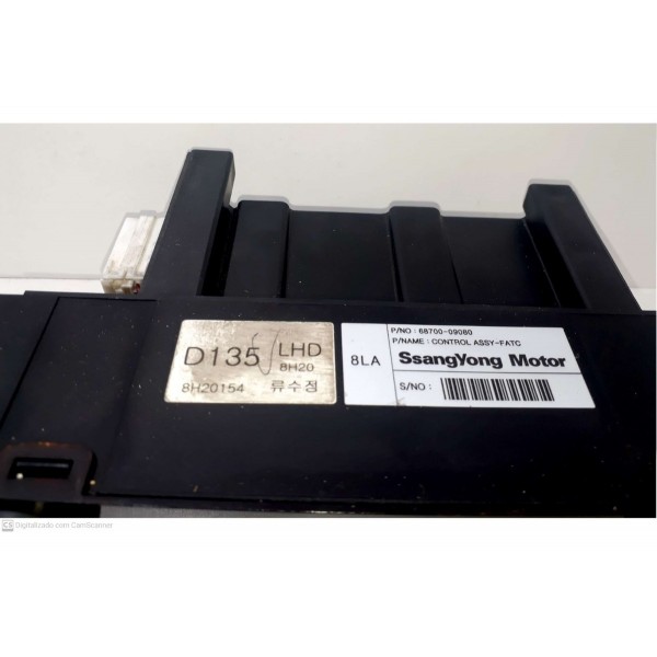 Comando De Ar Digital Ssangyong  Actyon 2008 Cx129