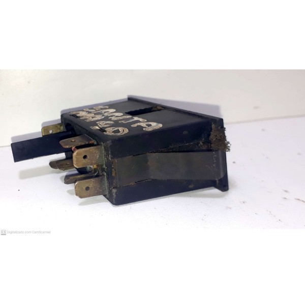Botão Pisca Alerta Vw Santana Voyage 1985 A 1990 Cx117 Preto