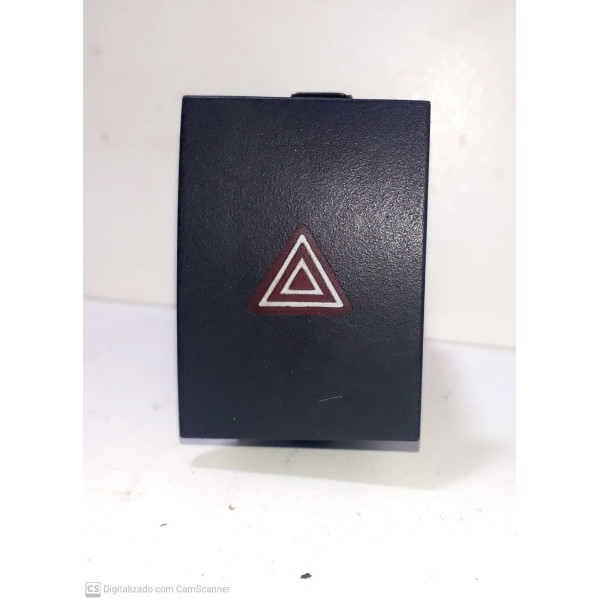 Botão Pisca Alerta Gol Parati Saveiro G3 Cx117 Preto