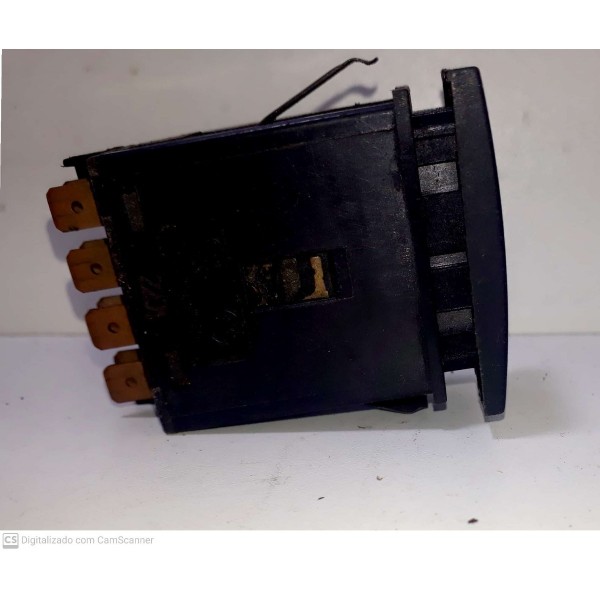 Botão Pisca Alerta Gol Parati Saveiro G3 Cx117 Preto