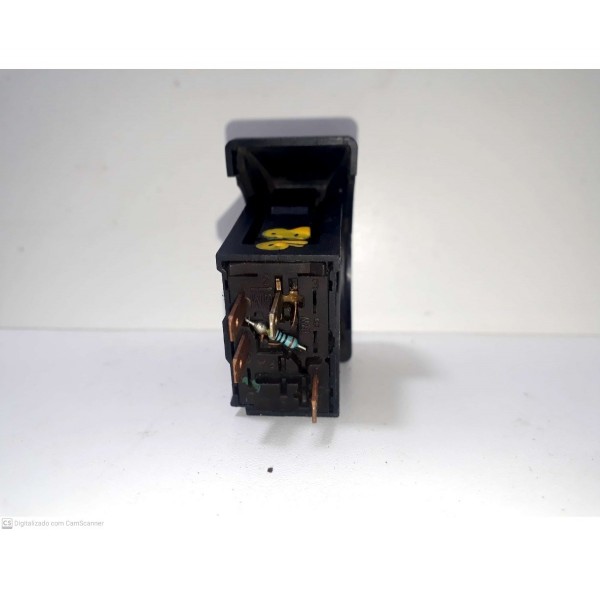 Botão Do Alerta Astra 90 565 714 Original R1 Cx117 Preto