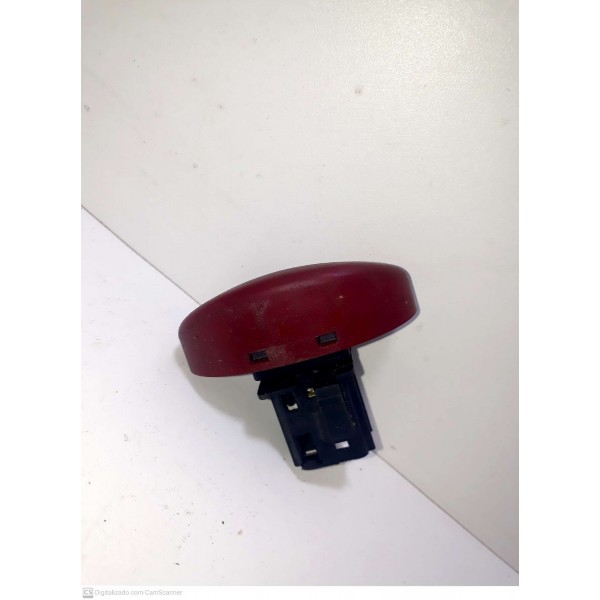 Botão Alerta Original Peugeot 206 R2 Cx117 Vermelho