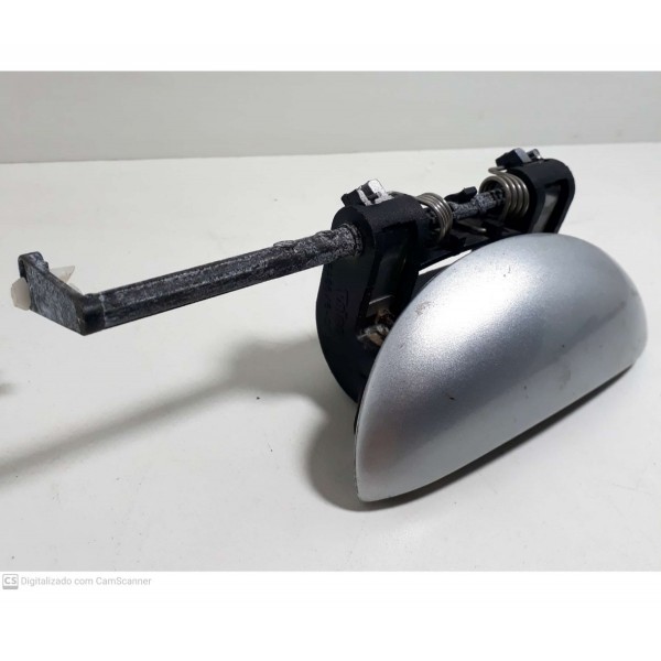 Maçaneta Dianteira Direita Peugeot 207 15085w Bo 2010 Cx132 Cinza