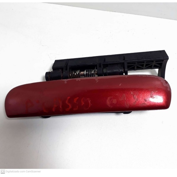 Maçaneta Externa Dianteira Esquerda Picasso 2004  Cx132 Vermelho