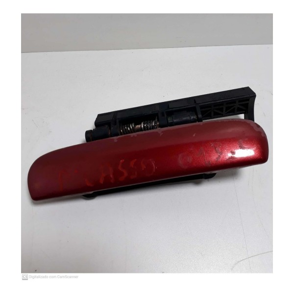 Maçaneta Externa Dianteira Esquerda Picasso 2004  Cx132 Vermelho