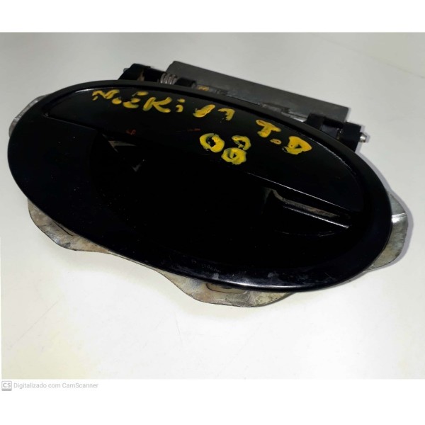 Maçaneta Externa Porta Traseira Direita Meriva 2008 Cx130 Preto