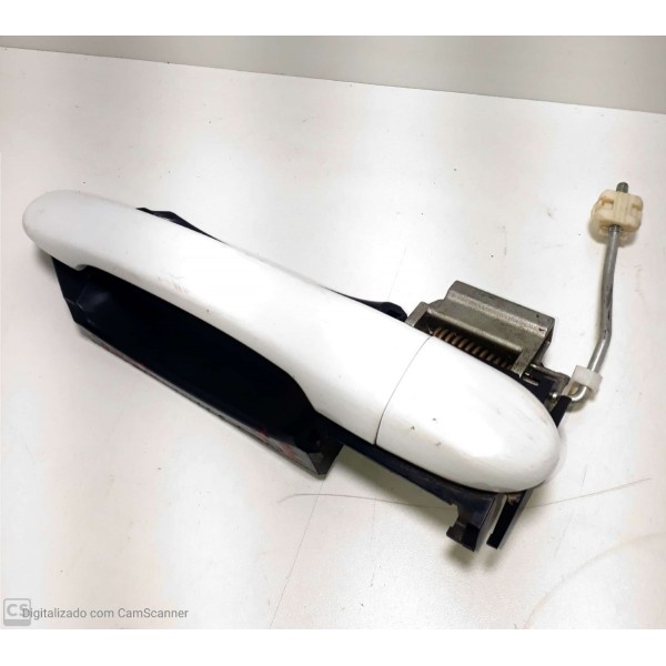 Maçaneta Externa T.e  Fiat Palio 2012 A 2015 P/ Pintar(cx40) Branco
