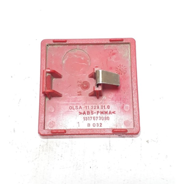 Refletor Olho Gato Parachoque Traseiro Ducato Cx107 Vermelho